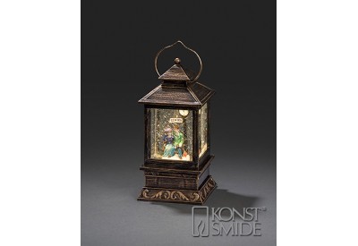 Konstsmide Mini Lantern Dickensian Style (Battery Operated, Warm White, LED, Water Filled)